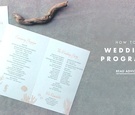 Wedding Ceremony Programs