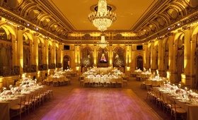 Opulent Wedding Reception
Photography: Christian Oth Studio
Read More:
http://www.insideweddings.com/weddings/donatella-arpaia-and-allan-stewart/368/ Ballroom wedding with gold details and chandelier