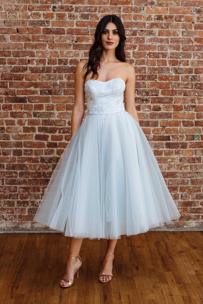 David's Bridal Dresses Tea Length