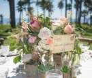 Garden Centerpiece & Italian Table Number