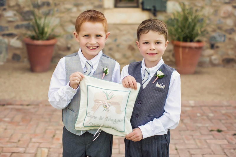 Flower Girls Ring Bearers Photos Personalized Pastel Ring