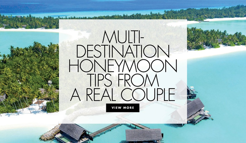 Honeymoon Tips from a Real Couple
Article: Travel Advice from a Couple Who Took a Month-Long Honeymoon
Photography: Courtesy of One%26Only Reethi Rah
Read More:
http://www.insideweddings.com/news/travel-honeymoon/travel-advice-from-a-couple-who-took-a-month-long-honeymoon/4709/ honeymoon tips, luxury honeymoon, month-long honeymoon, Japan, Bali, Singapore, the Maldives, Dubai