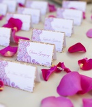 Escort Cards Among Rose Petals
Photography: Fully Alive Photography
Read More:
http://www.insideweddings.com/weddings/cultural-inspirational-wedding-with-vibrant-colors-in-arizona/1147/ south asian wedding, detailed escort card with gold border, pink rose petals