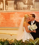 Bride and Groom Kiss
Photography: Barber Photography
Read More:
http://www.insideweddings.com/weddings/bride-wears-custom-wedding-gown-at-the-resort-at-pelican-hill/66/ Strapless ball gown with groom in tux