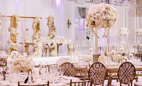 Luxury Guest Seating %26 Couple Seating
Photography: Amy Anaiz Photography
Read More:
http://www.insideweddings.com/weddings/luxurious-royal-inspired-ballroom-real-wedding-at-a-castle-venue/1365/ wedding reception castle venue gold white high low centerpieces bride and groom gold sweetheart