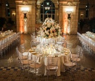 Museum Reception Table Setup