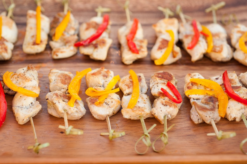 Food + Drink Photos Chicken and Peppers Hors d'Oeuvres Inside Weddings