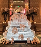 50th Anniversary Ice Sculpture
Photography: Laurie Bailey Photography
Read More:
http://www.insideweddings.com/weddings/50th-anniversary-party-a-surprise-vow-renewal-in-beverly-hills/1273/ wedding anniversary party ice sculpture in shape of cake with fresh flower decorations and 50 cake t