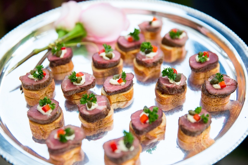 Rehearsal Dinners Photos Filet Mignon Hors d'Oeuvres Inside Weddings