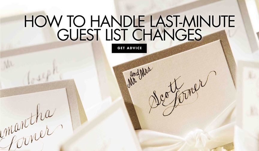 How to Deal with Unexpected Wedding Guests
Article: How to Deal with Unexpected Wedding Guests
Photography: Bob %26 Dawn Davis Photography
Read More:
http://www.insideweddings.com/news/planning-design/how-to-deal-with-unexpected-wedding-guests/4154/ escort cards, how to handle unexpected wedding guests