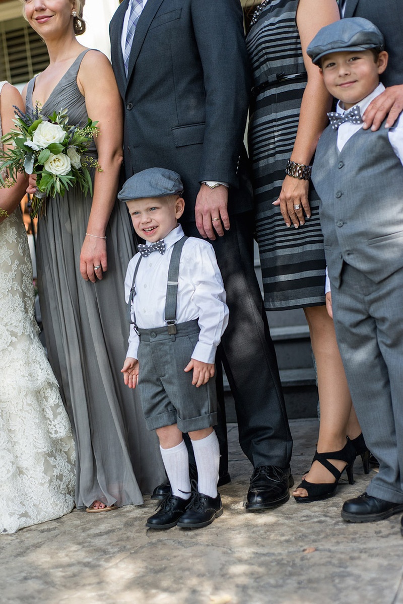 Newsboy Ring Bearer Outfit
Photography: Stacy Newgent
Read More:
http://www.insideweddings.com/weddings/rustic-barn-wedding-tented-reception-on-family-farm-in-ohio/690/ Young blond boy in ring bearer outfit and newsie cap