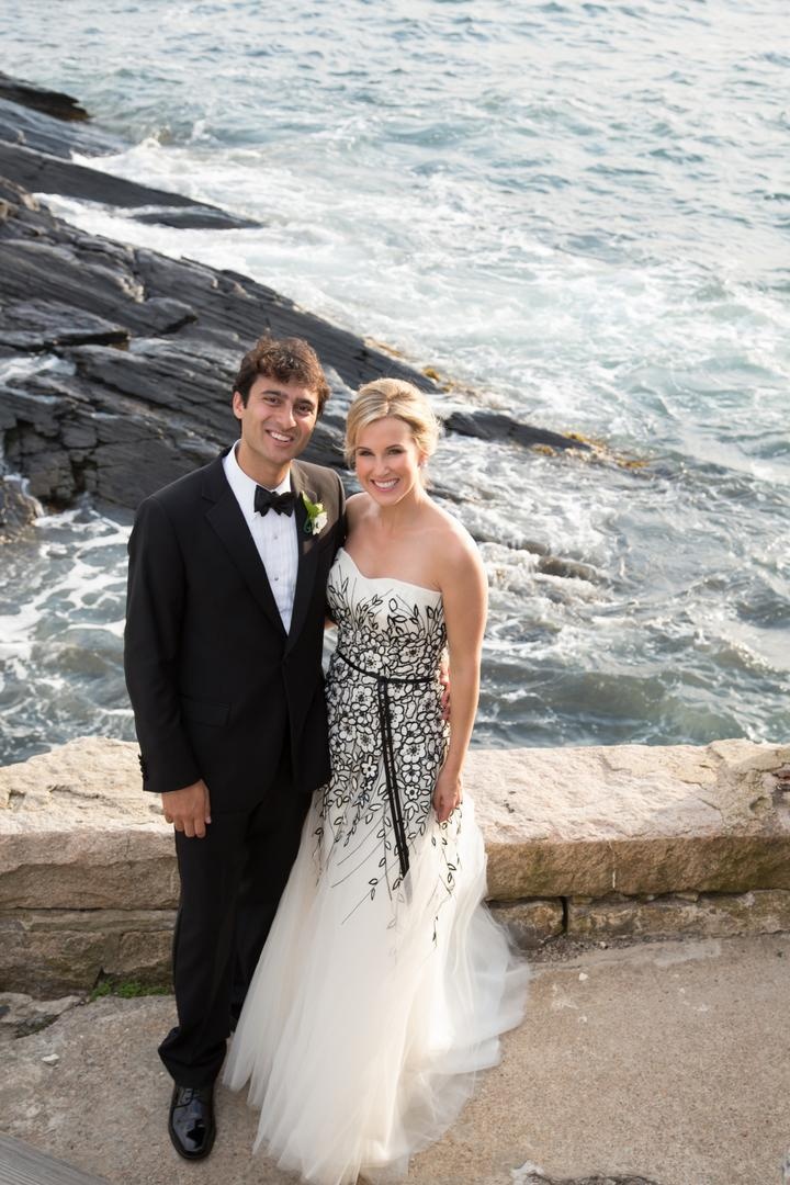 Newport Wedding Couple
Photography: Carrie Rodman Photography
Read More:
http://www.insideweddings.com/weddings/new-england-summer-wedding-by-the-seashore/429/ Bride and groom on stone cliff above ocean