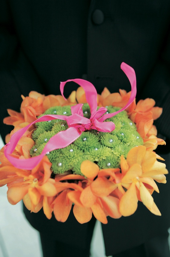 Bouquets Photos Floral Ring Bearer Pillow Inside Weddings