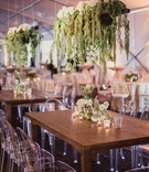 Suspended Planters Over Tables
Photography: Shaun Menary Photography
Read More:
http://www.insideweddings.com/weddings/outdoor-elements-in-lavish-modern-wedding-of-childhood-sweethearts/802/ suspended planters over reception tables