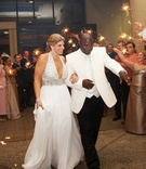 Nashville Sparkler Exit
Photography: Angela R. Talley Studio
Read More:
http://www.insideweddings.com/weddings/a-classic-southern-wedding-in-nashville/233/ Bride in halter dress and groom's sparkler wedding exit