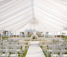 Tent Wedding Ceremony In the Round