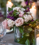 Small Arrangement of Pink %26 Purple Flowers
Photography: Carasco Photography
Read More:
http://www.insideweddings.com/weddings/traditional-ceremony-ballroom-reception-in-downtown-chicago/1197/ small wedding reception centerpiece pink rose anemone buds and purple flowers