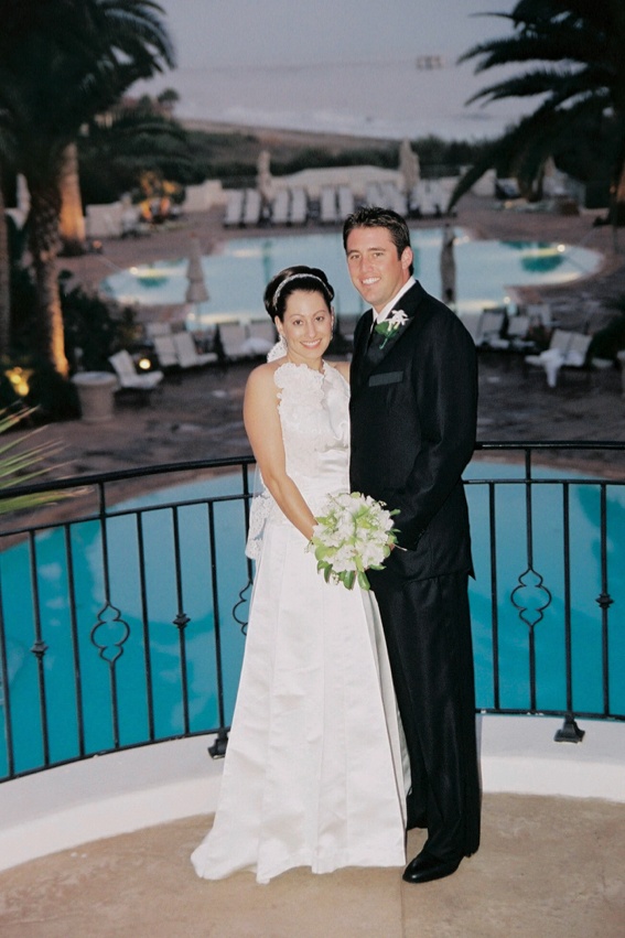 Bride and Groom by Resort Pool
Photography: Nino Rakichevich Photography
Read More:
http://www.insideweddings.com/weddings/wedding-with-cinderella-theme-in-santa-barbara-california/61/ Newlyweds at Bacara Resort & Spa pools
