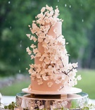 Cherry Blossom Wedding Cake
Photography: Images by Berit, Inc.
Read More:
http://www.insideweddings.com/weddings/tented-backyard-wedding-with-equestrian-details-at-a-family-farm/931/ Wedding cake with blush fondant on four tiers and white cherry blossom sugar flowers 3 D three