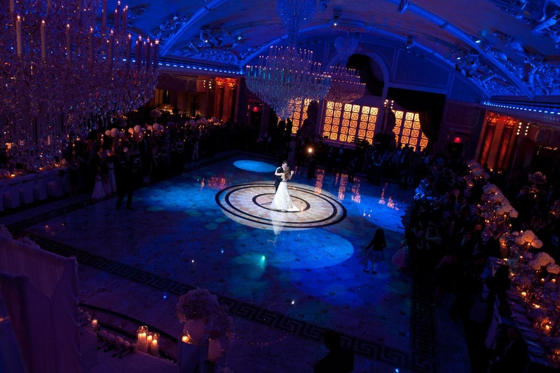 First Dance
Photography: Josh Lynn Photography
Read More:
http://www.insideweddings.com/weddings/purple-white-gold-new-jersey-celebration/339/ Bride and groom's first dance at The Venetian, NJ