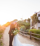 Santa Barbara Sunset Portrait
Photography: Willa Kveta Photography
Read More:
http://www.insideweddings.com/weddings/destination-wedding-in-santa-barbara-with-california-sunshine-theme/1310/ bride in wedding dress bella bianca bridal couture large bouquet kiss groom sunset golden hour