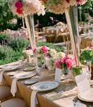 Antique Table Decorations
Photography: Elizabeth Messina
Read More:
http://www.insideweddings.com/weddings/spring-garden-wedding-in-montecito-california/277/ Pink and green flowers and fine china