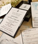 Blue White and Brown Invitations
Photography: Walters %26 Walters
Read More:
http://www.insideweddings.com/weddings/duke-alumnis-chic-all-white-wedding-in-north-carolina/293/ invitation suite with blue Duke logos