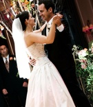Ballroom First Dance
Photography: Michael Carr Photography
Read More:
http://www.insideweddings.com/weddings/colorado-inspired-garden-wedding-in-houston-texas/263/ Indoor forest decorations behind couple's first dance
