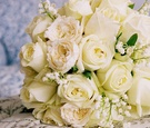 White Rose Bouquet