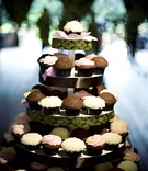 Cupcake Tower
Photography: Jasmine Star Photography
Read More:
http://www.insideweddings.com/weddings/rustic-elegant-wedding-at-a-farm-in-washington/272/ five tiered tower of cupcakes