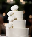 Ivory Wedding Cake with Fresh Roses
Photography: Bob %26 Dawn Davis Photography
Read More:
http://www.insideweddings.com/weddings/classic-wedding-with-gold-details-greenery-at-library-in-chicago/1339/ wedding cake classic white three tier with fresh white rose on top and layers classic design