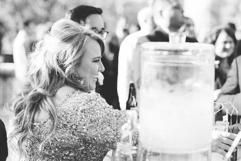 Bride %26 Groom Serving Drinks
Photography: Kent Drake Photography
Read More:
http://www.insideweddings.com/weddings/an-event-planners-wedding-at-a-museum-by-sue-the-tyrannosaurus-rex/955/ Black and white photo of bride groom serving drinks to friends and family before wedding ceremony