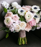 Succulent %26 Anemone Bouquet
Photography: Aevitas Weddings
Read More:
http://www.insideweddings.com/weddings/rooftop-ceremony-ballroom-reception-with-english-garden-theme/1286/ wedding bouquet anemone ranunculus rose ribbon around green stems succulents