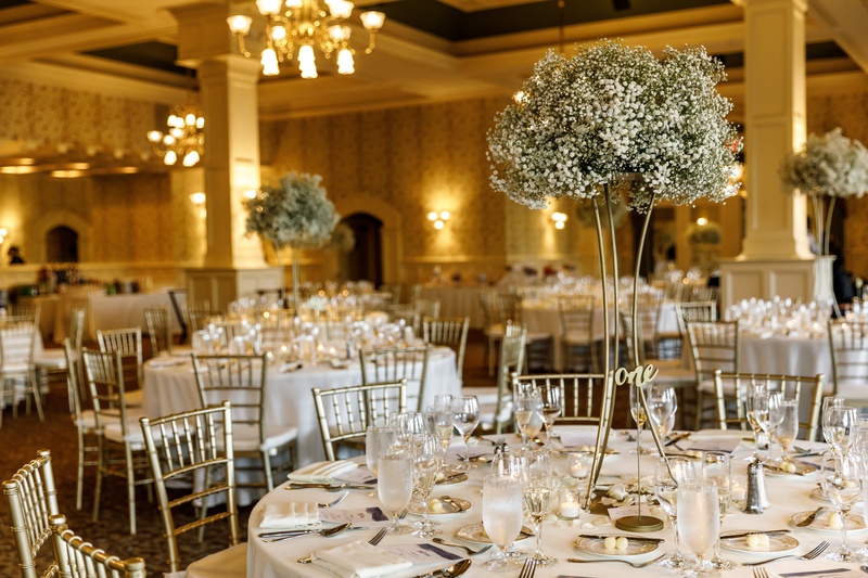 Ivory and Gold Color Scheme
Photography: Amy Anaiz Photography
Read More:
http://www.insideweddings.com/weddings/lakeside-wedding-with-blue-details-in-upstate-new-york/1140/ wedding with ivory and gold color scheme, baby's breath centerpiece