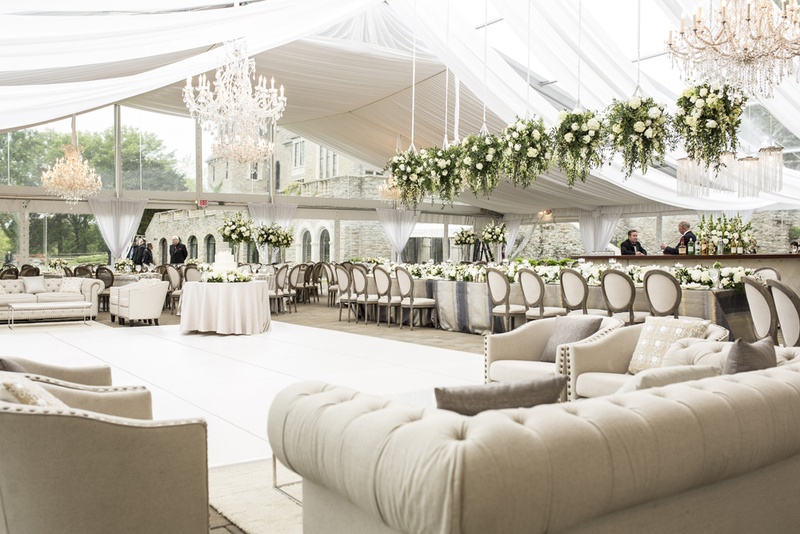 Champagne Hued Lounge Space Around Dance Floor Wedding Reception Tan Comfy Floral Chandeliers Champagne Hued Lounge Space Around Dance Floor Wedding Reception Tan Comfy Floral Chandeliers