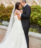 Washington, DC Couple Portrait
Photography: Regeti's Photography
Read More:
http://www.insideweddings.com/weddings/elegant-wedding-with-ivory-gold-green-palette-in-washington-dc/1174/ bride in strapless vera wang wedding dress long veil hair down groom in tuxedo suit washington dc
