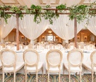 Garden Wedding Décor in Ballroom