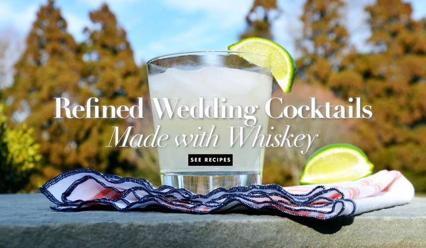 Summer Whiskey Cocktails
Article: 9 Light Whiskey Cocktails for Your Spring or Summer Reception
Photography: Courtesy of Manhattan Moonshine
Read More:
http://www.insideweddings.com/news/planning-design/9-light-whiskey-cocktails-for-your-spring-or-summer-reception/3157/ Wedding reception signature drink ideas light whiskey cocktails