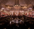 Dark Black & Red Wedding Reception