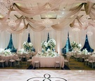 Opulent Ballroom Décor with Drapery