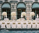 Gold Interlaces on Reception Chairs