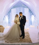 Bride %26 Groom at Ice Chapel Altar
Photography: Joel %26 Justyna
Read More:
http://www.insideweddings.com/weddings/dreamy-winter-destination-wedding-in-an-ice-castle-in-quebec-city/1270/ bride and groom portrait ice castle wedding chapel snow floor faux fur rugs throws