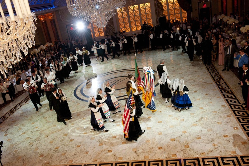 Portuguese Dance Troupe
Photography: Josh Lynn Photography
Read More:
http://www.insideweddings.com/weddings/purple-white-gold-new-jersey-celebration/339/ Wedding reception with a Portuguese dance troupe
