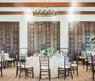 Ballroom Wedding with Dark Wood Details