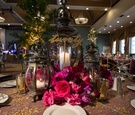 Lantern Centerpieces at Garden Reception
