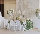 Lush Tablescape in Pale Hues