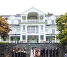 Ceremony in Front of Estate