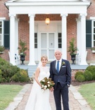 Catherine Grainger %26 Jay Justice
Photography: Patricia Lyons Photography
Read More:
http://www.insideweddings.com/weddings/southern-outdoor-wedding-at-the-grooms-plantation-in-virginia/1003/ Southern wedding bride and groom bride in lace bodice dress with magnolia bouquet groom in navy suit