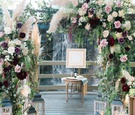Rustic Floral Chuppah for Fall