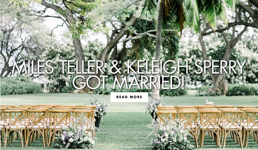 actor miles teller and model keleigh sperry are married destination wedding hawaii unveiled hawaii